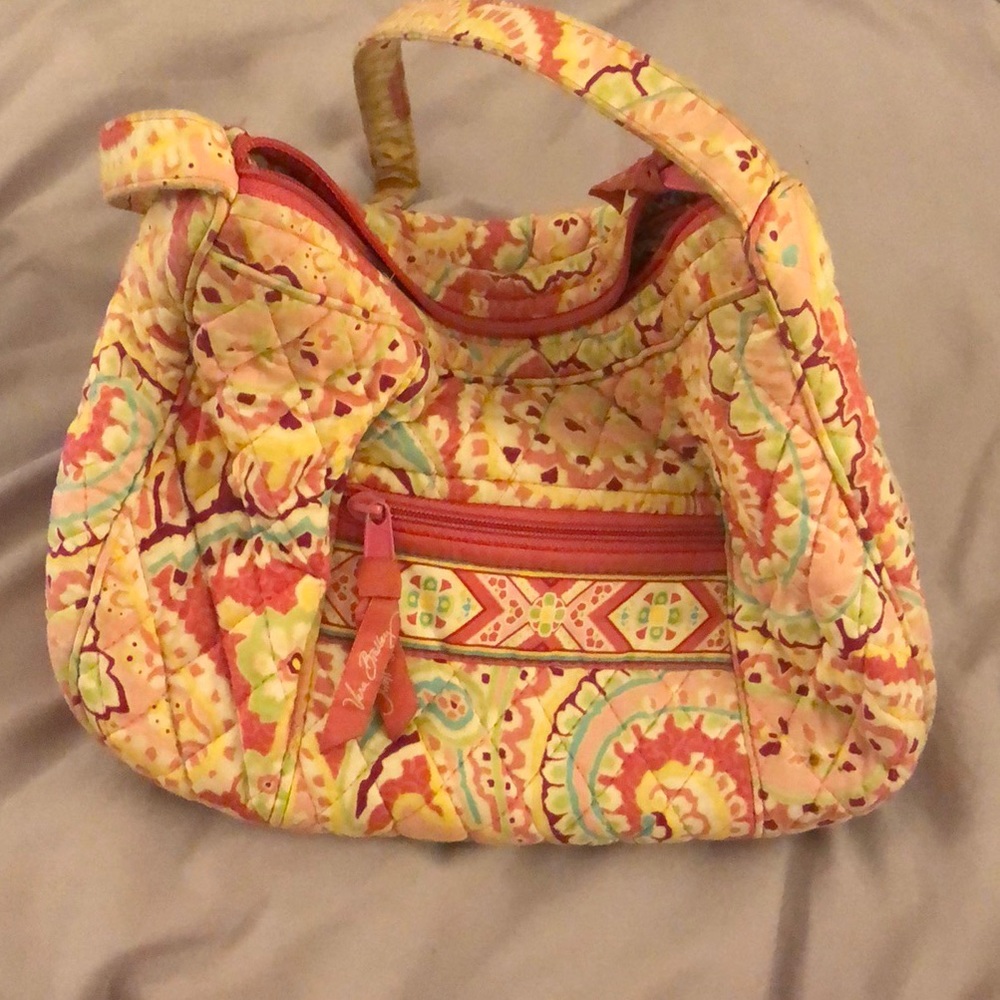 Pink pattern purse